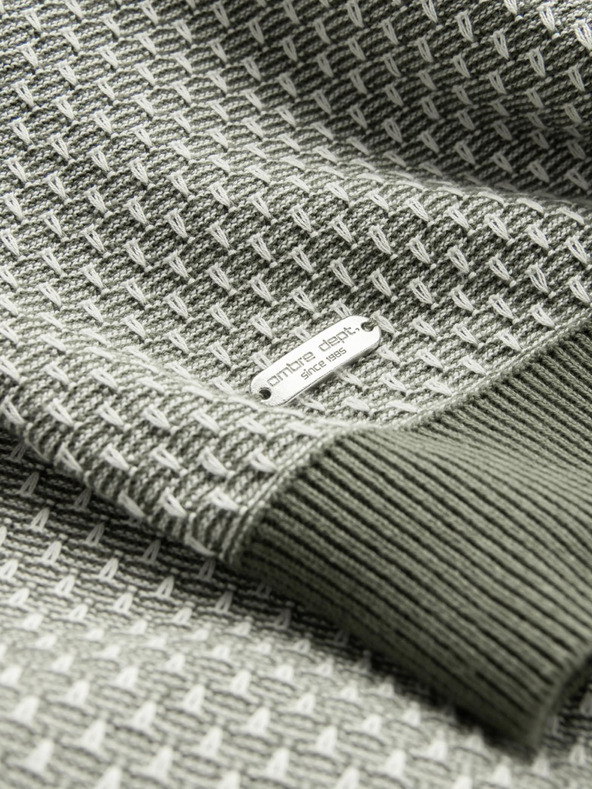 Ombre Clothing Pánsky pletený sveter Ombre Oblečenie