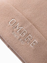 Ombre Clothing Pánska pletená čiapka s vyšitým nápisom Ombre Clothing