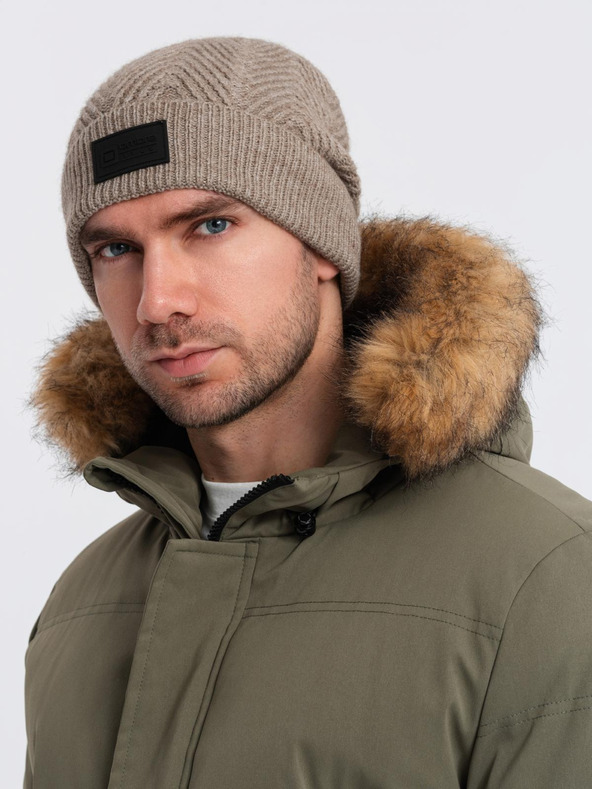 Ombre Clothing Pánska pletená čiapka Ombre Oblečenie