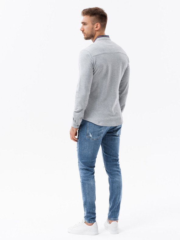 Ombre Clothing Pánske slim tričko Ombre oblečenie