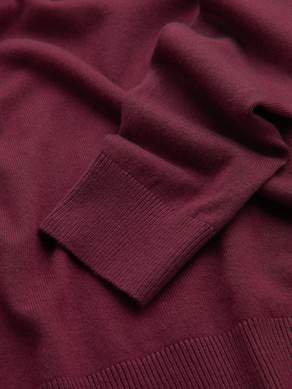 Ombre Clothing Klasický pánsky sveter s okrúhlym výstrihom Oblečenie Ombre