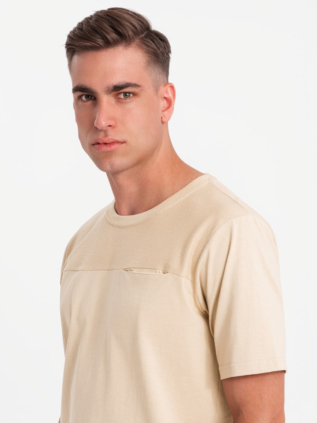 Ombre Clothing Pánske bavlnené tričko Ombre Oblečenie