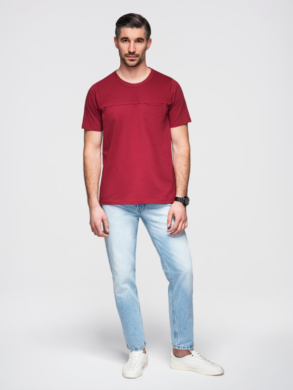 Ombre Clothing Pánske bavlnené tričko Ombre Oblečenie