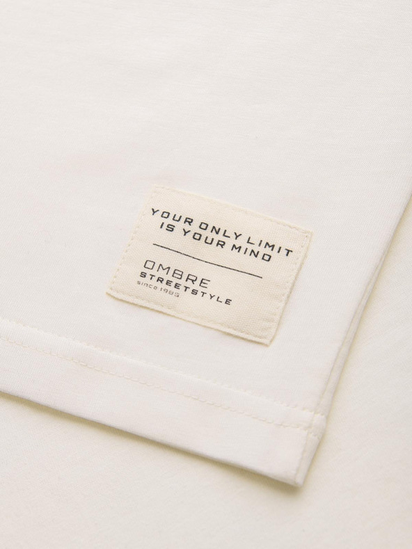 Ombre Clothing Pánske bavlnené tričko Ombre Oblečenie