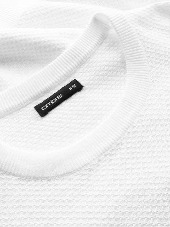 Ombre Clothing Pánsky pletený sveter Diamond Ombre Oblečenie