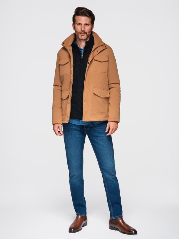 Ombre Clothing Pánska bunda s ombré oblečením