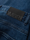 Ombre Clothing Pánske džínsové nohavice STRAIGHT LEG - čierne V1 OM-PADP-0133 Ombre Clothing