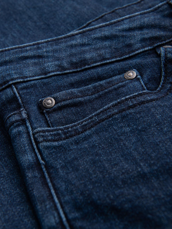 Ombre Clothing Pánske klasické sprané džínsy REGULAR FIT modré ombré Oblečenie