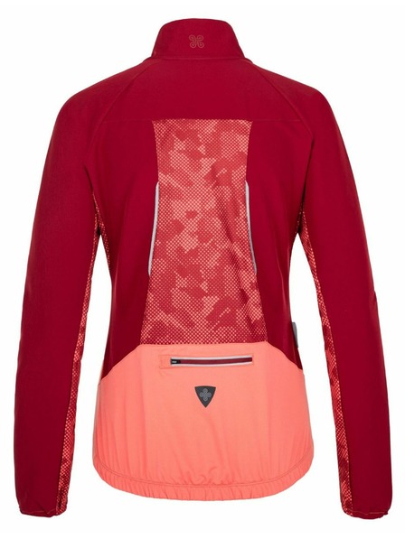 Kilpi Červená a koralová dámska športová bunda Kilpi Nordim-W
