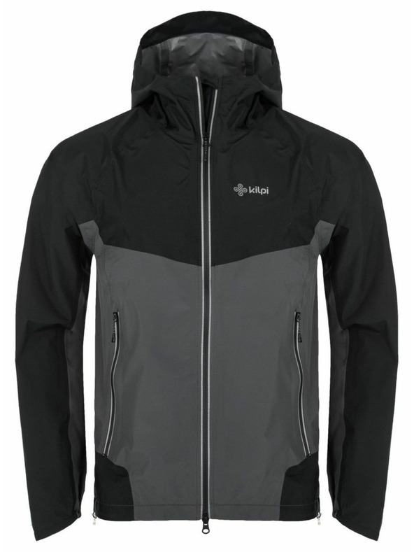 Kilpi Čiernošedá pánska športová bunda Kilpi Hurricane-M
