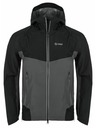 Kilpi Čiernošedá pánska športová bunda Kilpi Hurricane-M