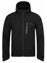 Kilpi Čierna pánska softshellová bunda Kilpi RAVIO-M