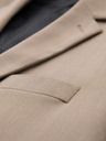 Ombre Clothing Elegantné pánske béžové sako zo zmesi vlny od Ombre Clothing