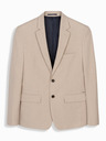 Ombre Clothing Elegantné pánske béžové sako zo zmesi vlny od Ombre Clothing