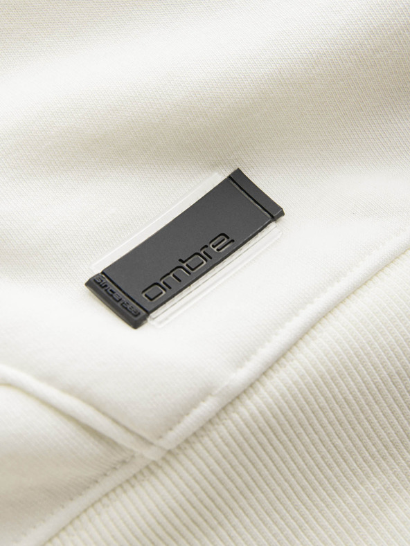 Ombre Clothing Pánska bavlnená klokania mikina BASIC s kapucňou Ombre Clothing