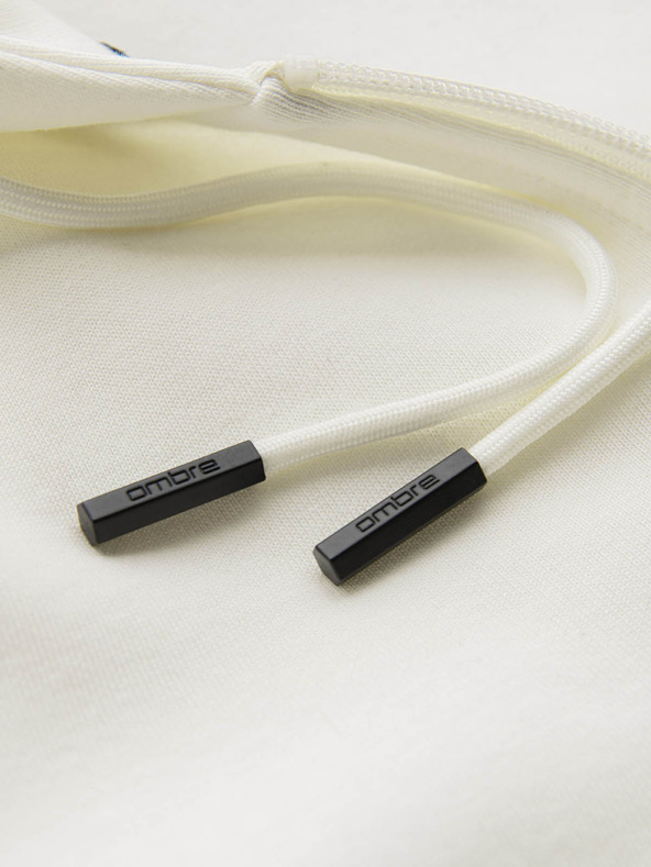 Ombre Clothing Pánska bavlnená mikina BASIC so zipsom Ombre Clothing