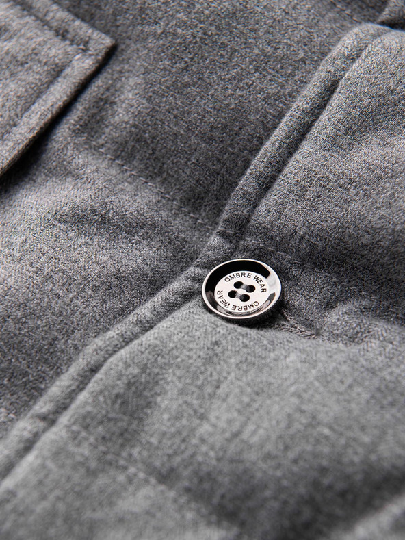 Ombre Clothing Pánska bunda s ombré oblečením