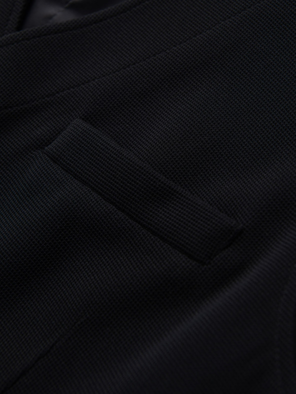 Ombre Clothing Pánska štruktúrovaná vesta na mieru s vreckami Ombre Clothing