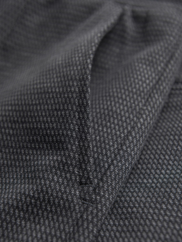 Ombre Clothing Pánske štruktúrované pletené kraťasy s elastickým pásom Ombre Clothing