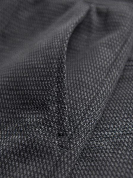 Ombre Clothing Pánske štruktúrované pletené kraťasy s elastickým pásom Ombre Clothing