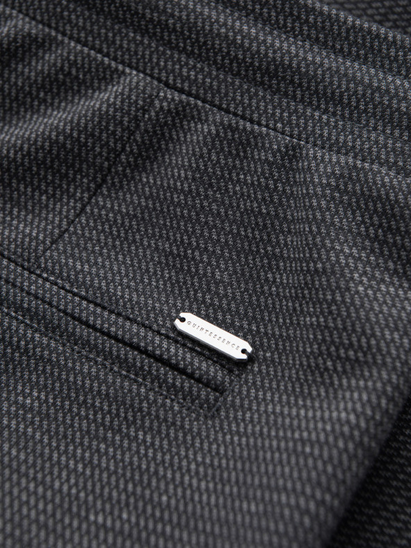 Ombre Clothing Pánske štruktúrované pletené kraťasy s elastickým pásom Ombre Clothing