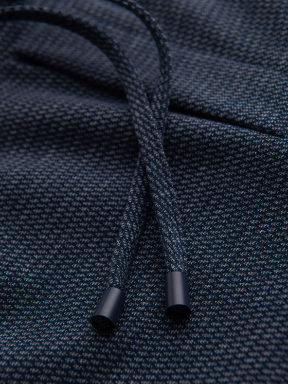 Ombre Clothing Pánske štruktúrované pletené šortky s pružným pásom Ombre Clothing