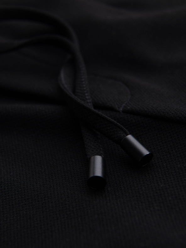 Ombre Clothing Pánske pletené šortky so zahrnutými nohavicami Ombre Clothing