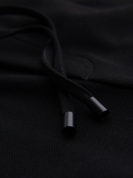 Ombre Clothing Pánske pletené šortky so zahrnutými nohavicami Ombre Clothing