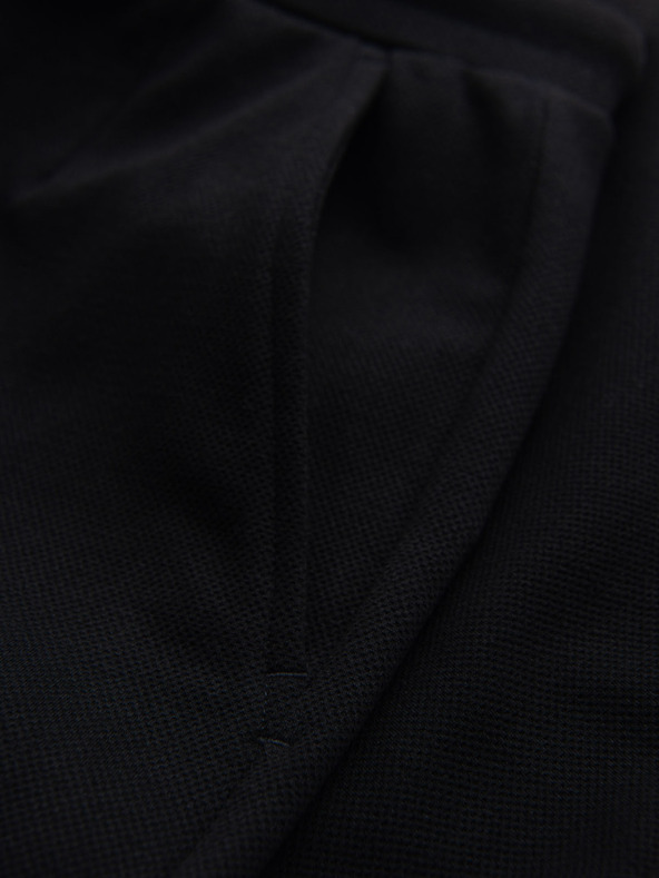 Ombre Clothing Pánske pletené šortky so zahrnutými nohavicami Ombre Clothing