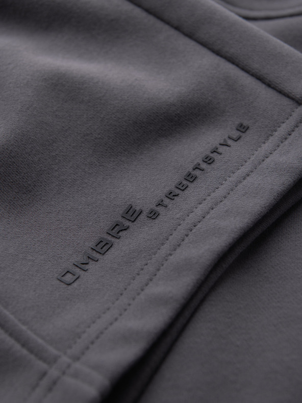 Ombre Clothing Pánske krátke teplákové šortky s potlačou Ombre Clothing