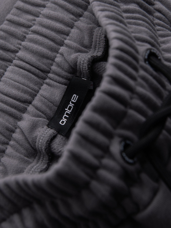 Ombre Clothing Pánske krátke teplákové šortky s potlačou Ombre Clothing