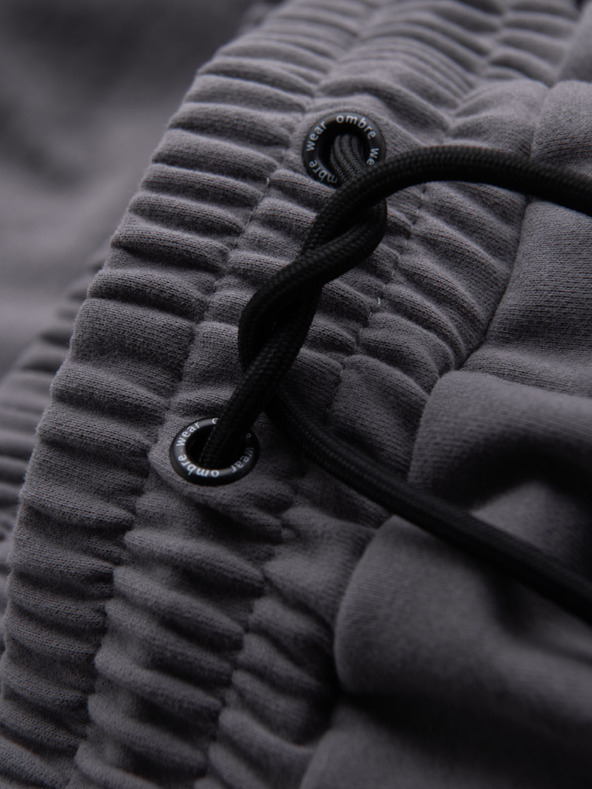 Ombre Clothing Pánske krátke teplákové šortky s potlačou Ombre Clothing