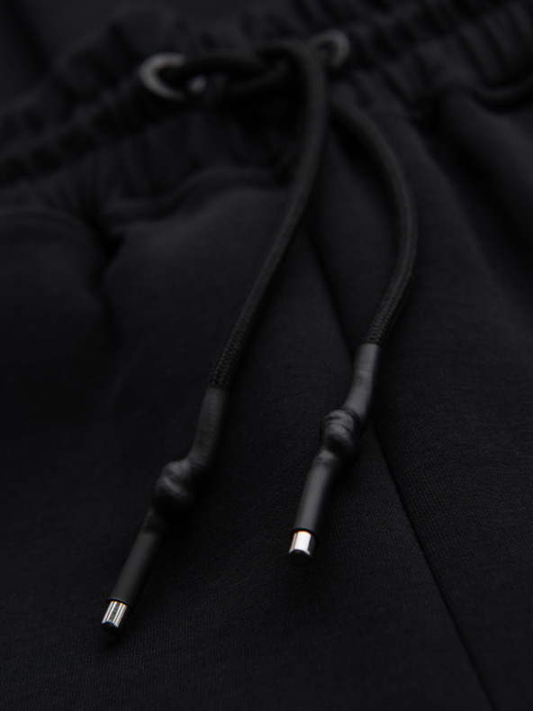 Ombre Clothing Pánske tepláky so žebrovanými manžetami a ozdobným zipsom Ombre Clothing