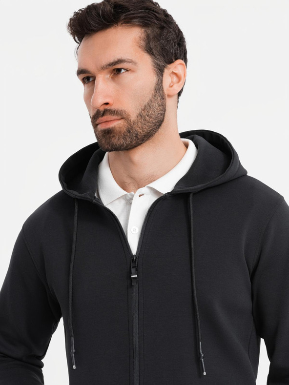 Ombre Clothing Mikina s kapucňou bez zipsu v streetwearovom štýle Ombre Clothing