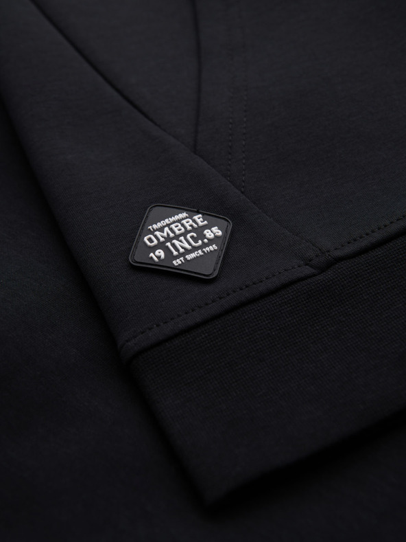 Ombre Clothing Mikina s kapucňou bez zipsu v streetwearovom štýle Ombre Clothing