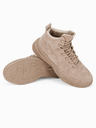 Ombre Clothing Béžové pánske zimné topánky T380