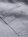 Ombre Clothing Šedé pánske džínsy Ombre Clothing P1058