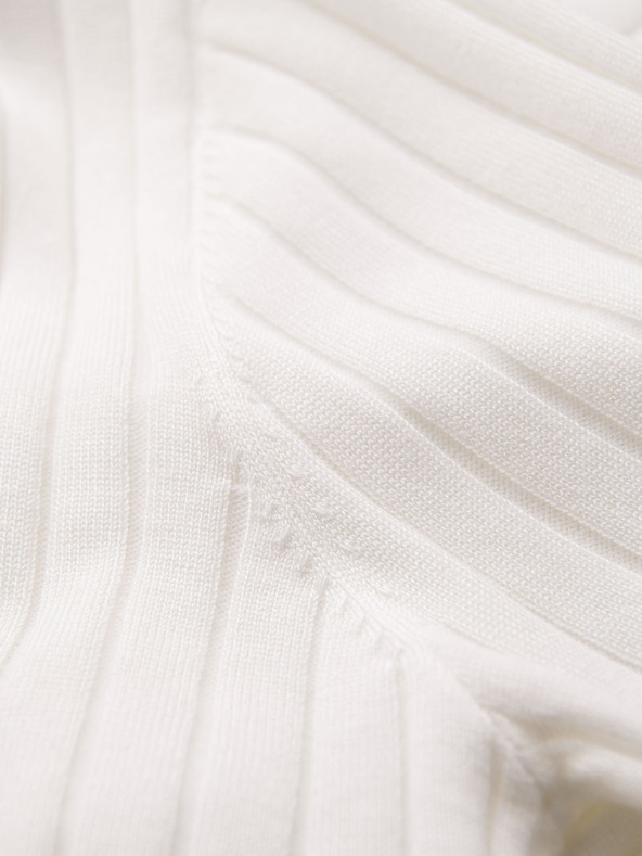 Ombre Clothing Pánska polokošeľa SLIM FIT z viskózy so zvislými pruhmi Ombre Clothing