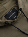 Ombre Clothing Pánska mikina s kapucňou + tepláky - olivová
