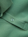 Ombre Clothing Zelená pánska základná polokošeľa Ombre Oblečenie