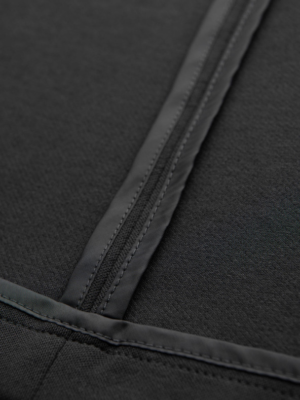 Ombre Clothing Pánske sivé sako SLIM z jemne štruktúrovanej pleteniny