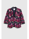 Moodo Modré kvetované sako Moodo