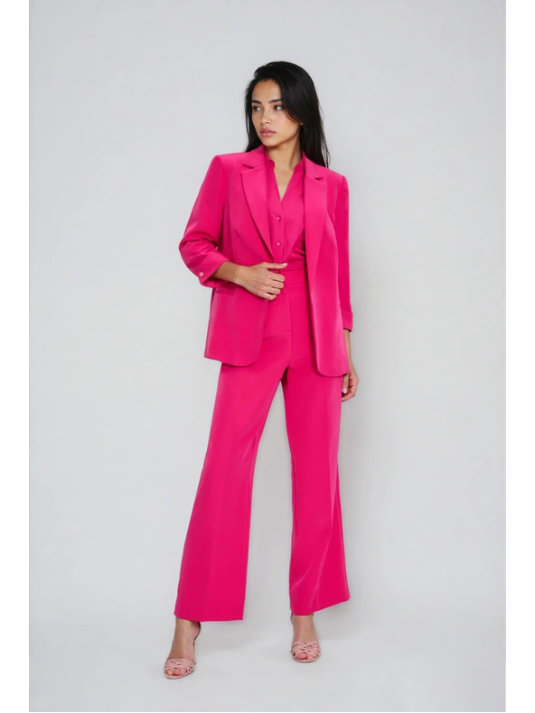 Moodo Sako s 3/4 rukávmi purpurové Moodo