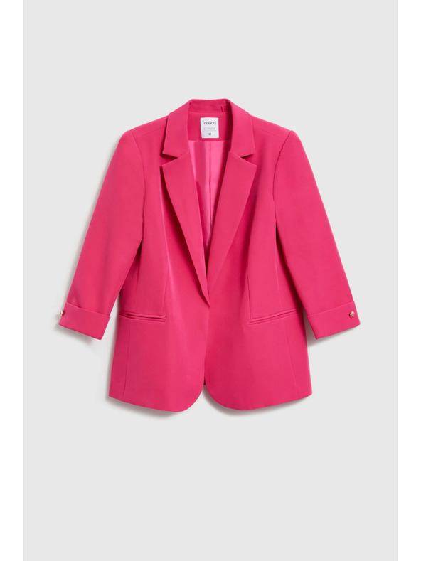 Moodo Sako s 3/4 rukávmi purpurové Moodo