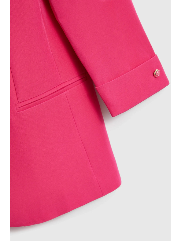 Moodo Sako s 3/4 rukávmi purpurové Moodo