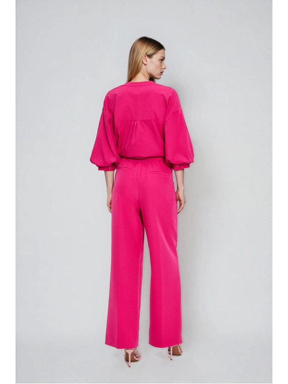 Moodo Nohavice s lemovaním ružové Moodo