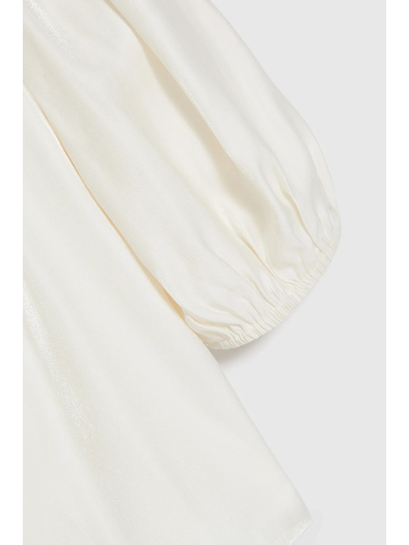 Moodo Košeľa s bouffant rukávmi krémová Moodo