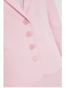 Moodo Jednoradové ružové sako Moodo
