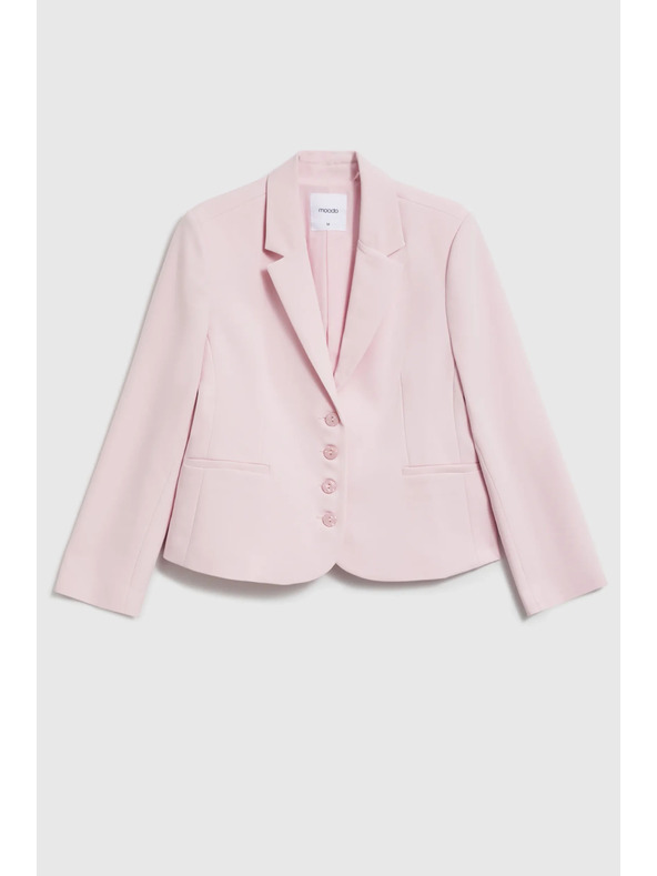 Moodo Jednoradové ružové sako Moodo