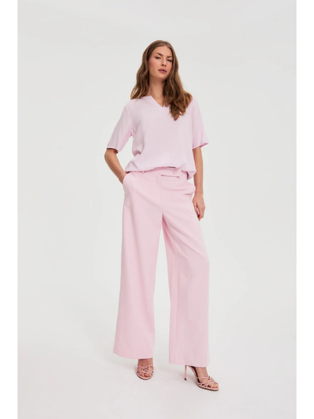 Moodo Ružové oblekacie nohavice Moodo